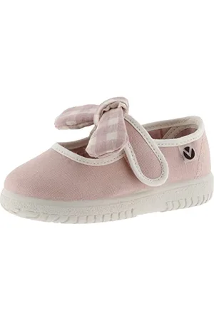 victoria Mary Jane OJALÁ Canvas & Klettverschluss & Schleife Karomuster 20
