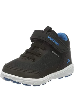 Viking Spectrum R Mid GTX, Unisex-Kinder Hohe Sneaker, Schwarz (Black/Blue 235), 20 EU (4 UK)
