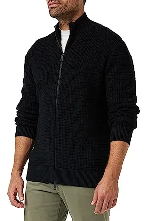 Armani Exchange Herren Long Sleeves,Double Zip, Genuine Cotton Cardigan Sweater, , XS EU