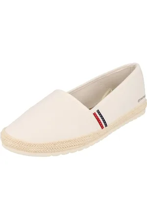 TOM TAILOR Damen 7490090001 Flacher Slipper, White, 37 EU