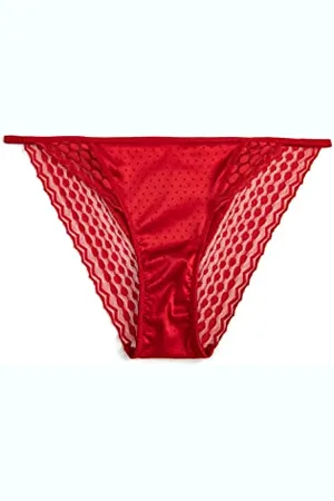 Koton Women Satin Lacy Brazilian Panties