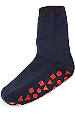 ESPRIT Unisex Kinder Hausschuhe Foot Logo, Biologische Baumwolle, 1 Paar, Blau (Marine 6120), 27-30