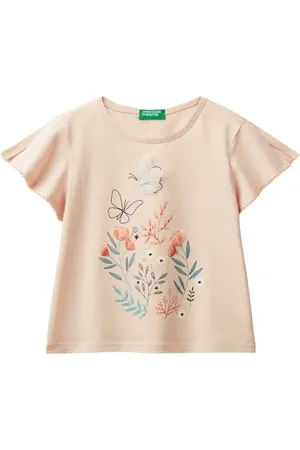 Benetton Mädchen 3096g10en T-Shirt, , 18 Monate