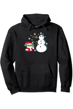 STAR WARS Mandalorian Baby Yoda Winter Pullover Hoodie