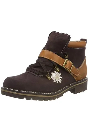 Hirschkogel by Andrea Conti Damen 3002727 Biker Boots, Braun (Dunkelbraun/Cognac 118)