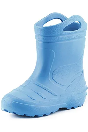 Ladeheid Gummistiefel Kinder federleichte Eva Regenstiefel für Mädchen und Jungen Thermo Gummistiefel gefüttert KL051 ( , 27 EU)
