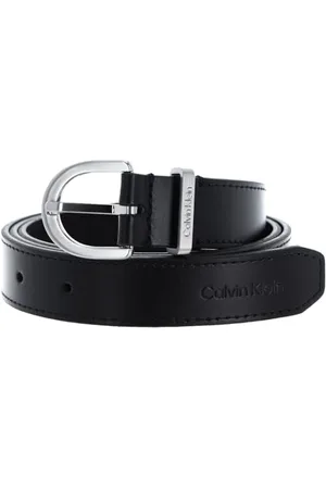 Calvin Klein CK MUST METAL LOOP RND BELT 25MM Gürtel Damen, Schwarz (Ck Black other version), 135