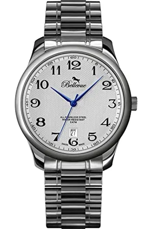 BelleVue Herren Analog-Digital Automatic Uhr mit Armband S0367629