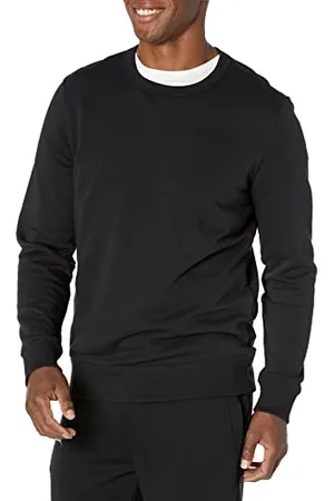 Amazon Herren Leichtes langärmeliges Frottee-Sweatshirt mit Rundhalsausschnitt (erhältlich in Big & Tall), , XL