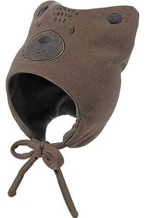 Sterntaler Baby - Jungen Mütze Baby Mütze Bär mit Ohren und Bindeband, , 49