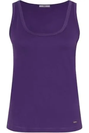 Brax Damen Style Ivy 2x2 Rib Top, Purple, 44