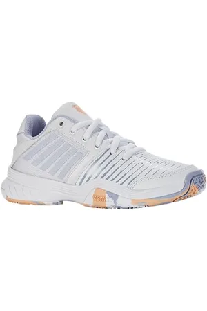K-Swiss Performance Court Express Omni Tennis Shoe, White/Heather/Peach Fuzz, 36 EU