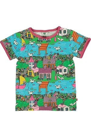 Småfolk T-Shirt with Summer Landscape