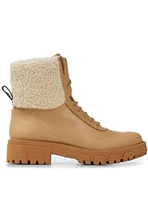 HUGO BOSS Damen Axel LaceFur B-N Stiefeletten Light/Pastel Brown237 36