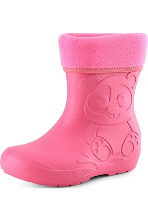 Ladeheid Eva Kinder Jungen Mädchen Gummistiefel Regenschuhe gefüttert LA-CA-11 ( , 24/25 EU)