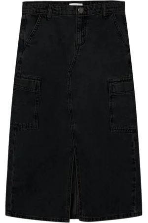 NAME IT Nkfmaria DNM Long Cargo Skirt 2718-Be Bf