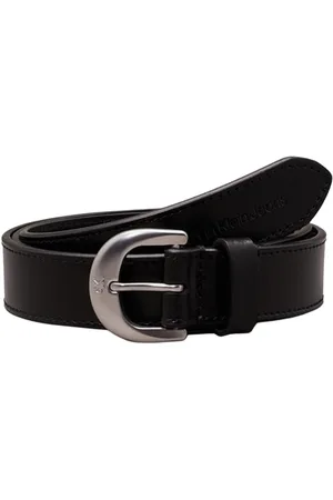 Calvin Klein Jeans Damen Gürtel Classic Round Leather Belt aus Leder, , 70 cm