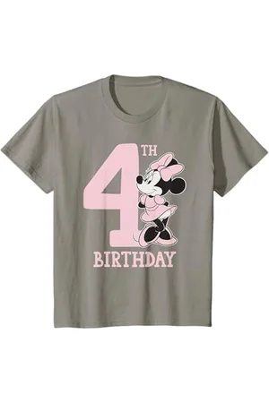 Disney Kinder Minnie Mouse 4th Birthday T-Shirt