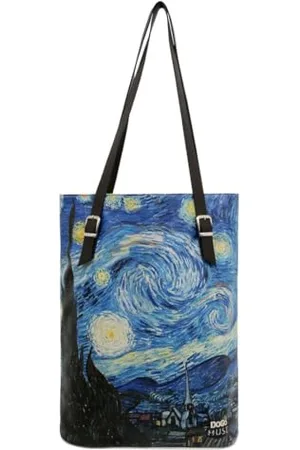Dogo Muse Vegane Damen Schultertaschen Umhängetaschen Tall Bag - Vincent van Gogh Starry Dream