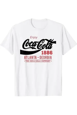 Coca-Cola Klassisches Logo von Coca Cola, schwarz T-Shirt