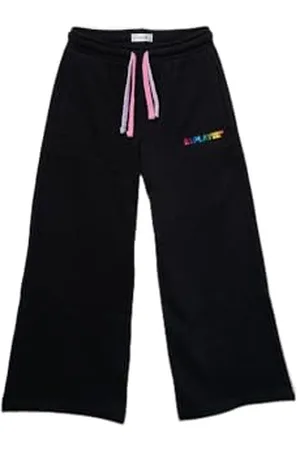 Replay Mädchen Jogger Hose mit weitem Bein