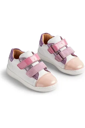 WHEAT Sneaker mit zweifachem Klett Velo - Unisex - echtes Leder