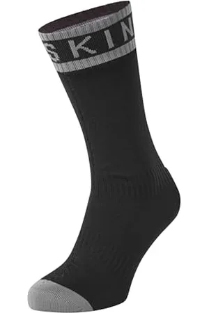 Sealskinz Unisex Waterproof Warm Weather Mid Length with Hydrostop Socken für Erwachsene, , S