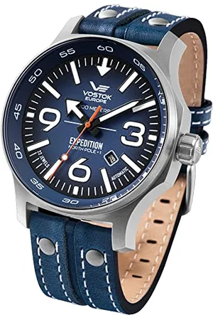 Vostok Herren Analog Automatik Uhr mit Leder Armband YN55-595A638