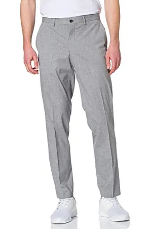 SELECTED Herren SLHSLIM-MYLOLOGAN LT GRY CROP TRS B NOOS Anzughose, , 42