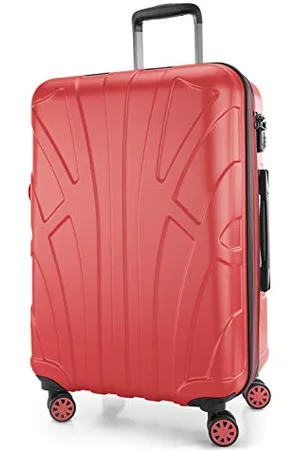 SUITLINE Hartschalen-Koffer Koffer Trolley Rollkoffer Reisekoffer, TSA, 66 cm, ca. 58 Liter, 100% ABS Matt