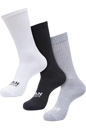 Urban classics Unisex Socken Simple Flat Knit Socks 3-Pack, 3er Pack Unisex flachgestrickten Socken, , 35-38