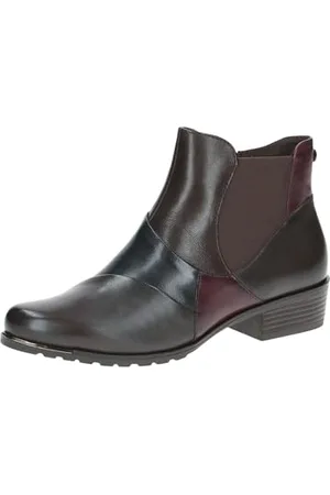 Caprice Damen Stiefeletten mit Absatz mit Reißverschluss Elegant, Mehrfarbig , 37.5 EU