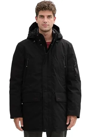 TOM TAILOR Herren Artic Parka mit abnahmbarer Kapuze, , XXL