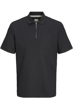 JACK & JONES Herren JPRCCJOHNNY Half Zip SS Polo SN Poloshirt, ,S