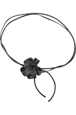 Alessandro Bindegürtel Blüte Lederband mit echt Leder Blüte