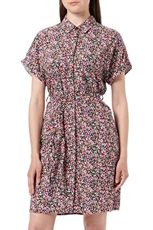 VERO MODA Damen Vmeasy S/S Shirt Dress R1 WVN Ga Kleid, , M EU