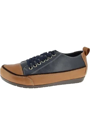 Andrea Conti Damen Sneaker, d.blau/Brandy, 37 EU