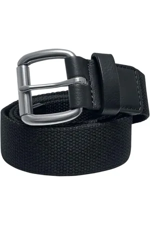 Urban classics Unisex TB5252-Eyelet Canvas Belt, Black, S/M