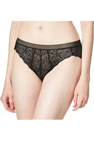 DKNY Damen Spitzen Slip Unterwäsche im Bikini-Stil, , M
