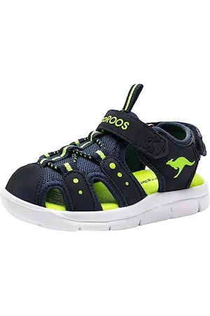 KangaROOS Unisex Kinder K-mini Sandalen, Grün Blau, 26 EU
