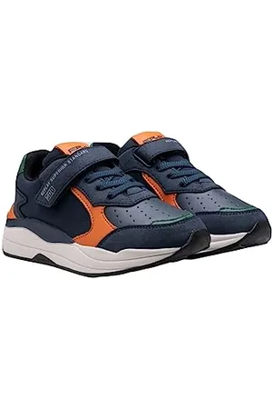 Replay Jungen Sneaker Merak Junior 4 Klettverschluss, Blau , 33