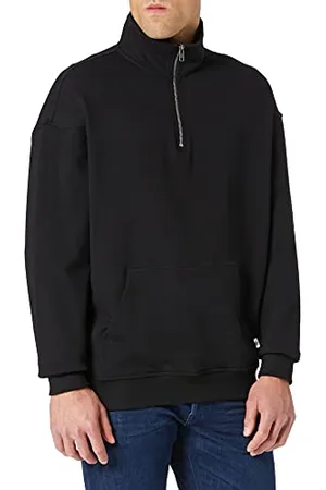 Urban classics Herren Organic Basic Troyer Pullover, , M EU