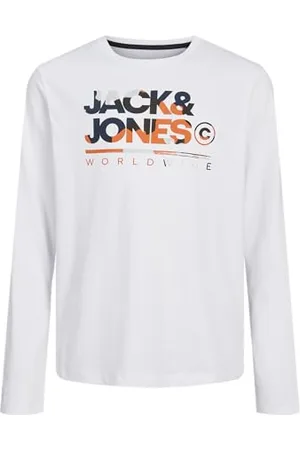 JACK&JONES JUNIOR Jungen Jjluke Tee Crew Neck Jnr Langarmshirt, , 128 EU