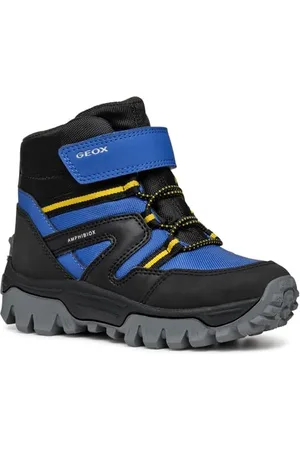 Geox J Himalaya Boy B ABX Ankle Boot, ROYAL/Black, 37 EU