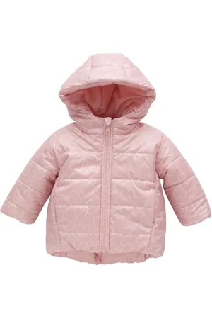 Pinókio Winterjacke, 100% Polyester, Rosa Herzen, Mädchen, Gr 74-122(98)