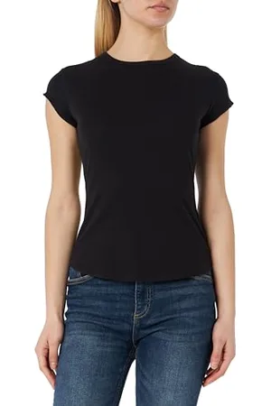 Sloggi Damen GO Ribbed T-Shirt, Black, L