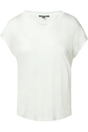 Comma, T-Shirt in Seidenoptik, 120, 46