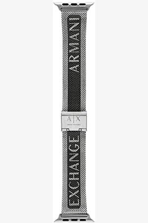 Armani Exchange Herrenband kompatibel mit Apple Watch® 42 mm 44 mm 45 mm Edelstahl, AXS8029