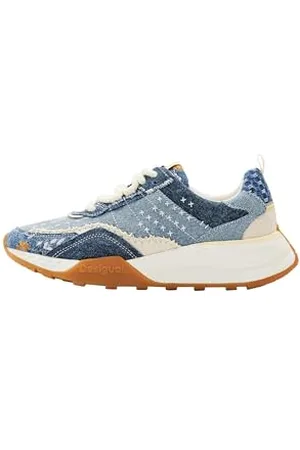 Desigual Damen Shoes_Jogger Sneaker, Blue, 36 EU