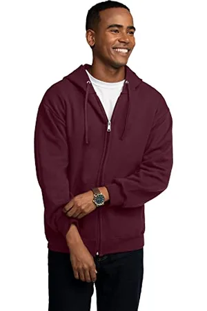 Fruit Of The Loom EverSoft Fleece-Hoodie mit durchgehendem Reißverschluss, Uni, für Erwachsene, XXX-Large